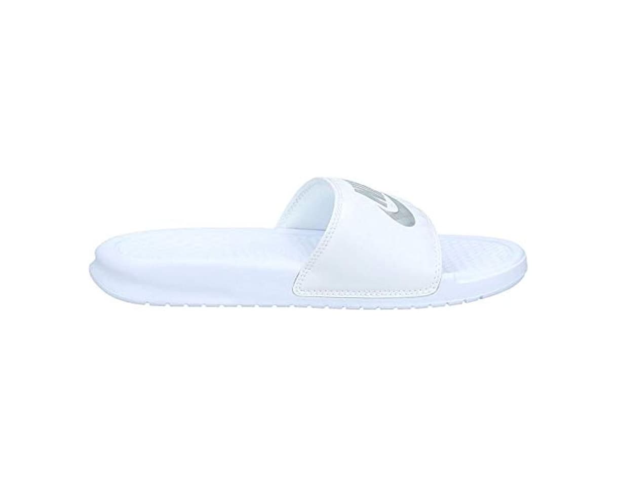 Moda Nike Wmns Benassi JDI, Chanclas para Mujer, Blanco