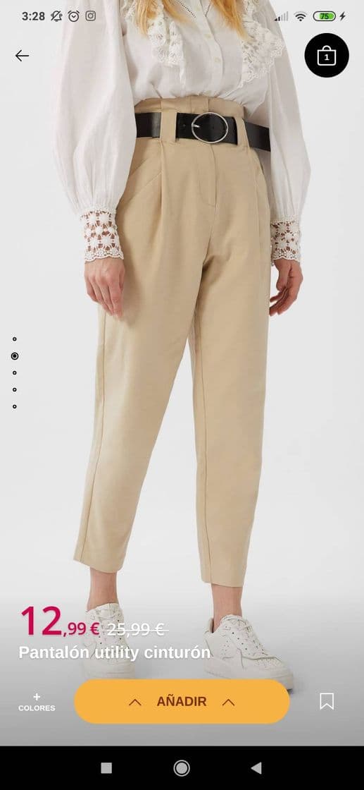 Moda Pantalón utility con cinturón