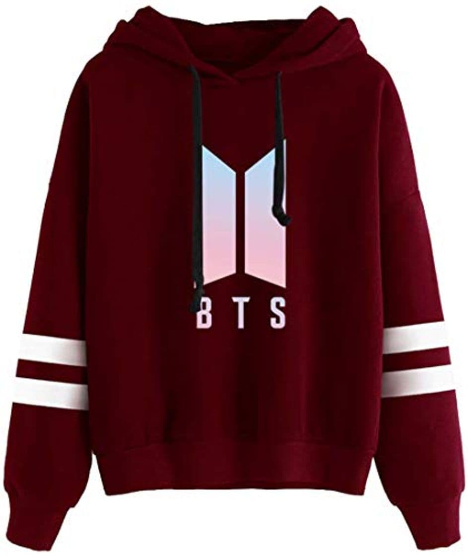 Fashion EUDOLAH Mujeres Coreana Sudaderas con Capucha para Bangtan Boys BTS Love Yourself