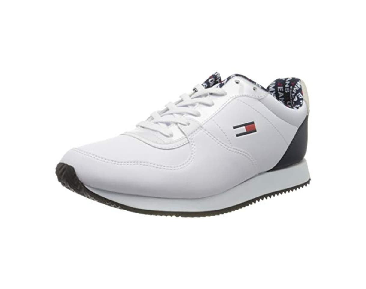 Moda Tommy Hilfiger Stevie 3c3, Zapatillas para Hombre, Blanco