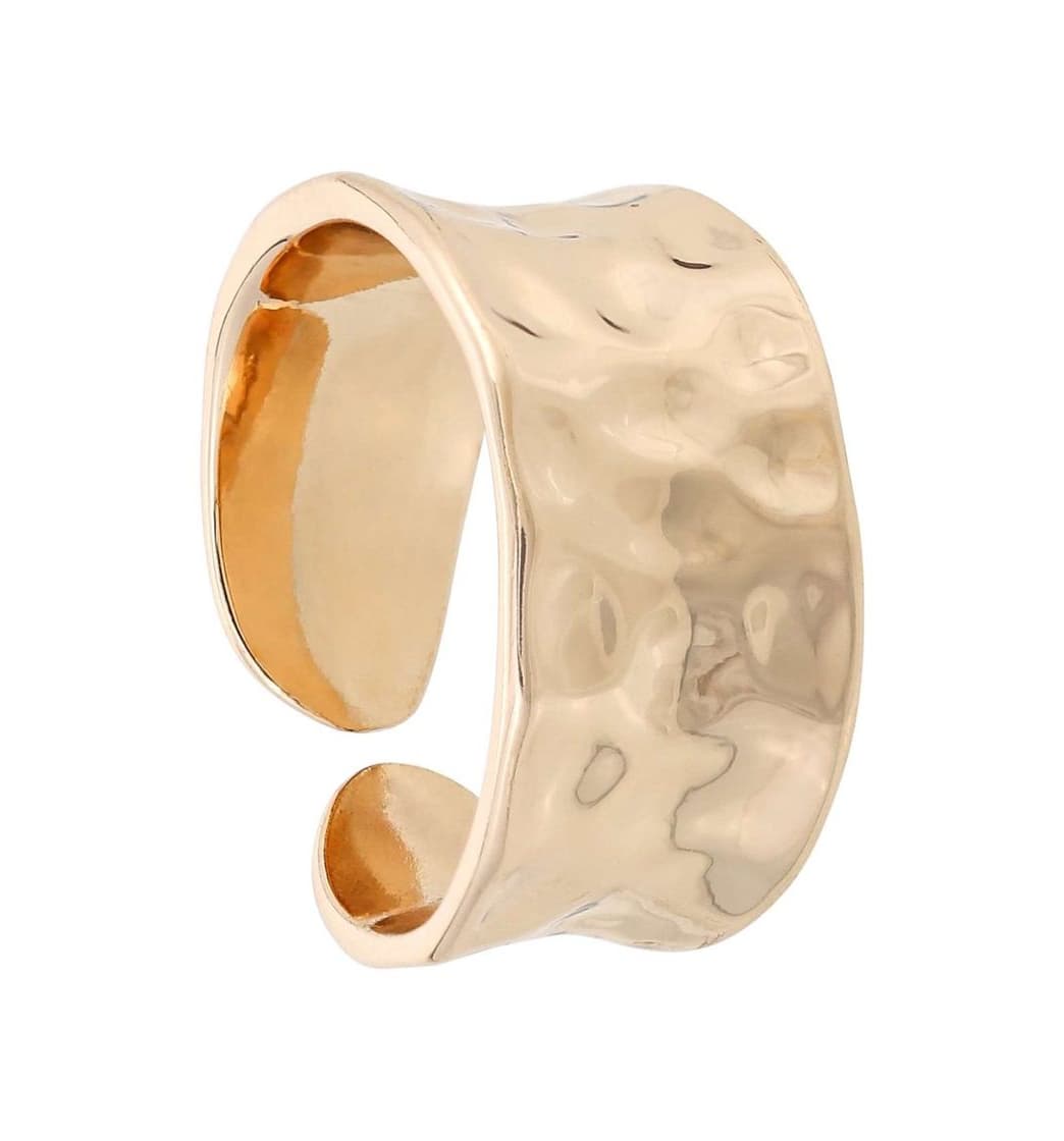 Moda Anillo Hammered Gold Brigitte Bijoux