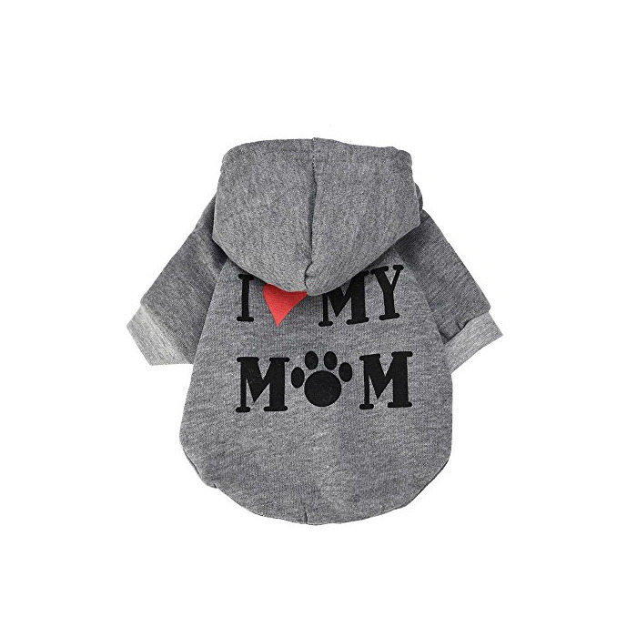 Producto RETUROM Ropa para Mascotas, Amo a mi mamá Letra Impresa Camiseta Ropa