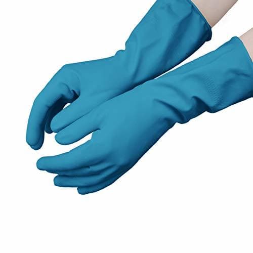 Beauty Hevea - Guantes de nitrilo clorinados para uso doméstico. Paquete de 12