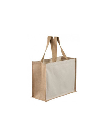 Elemento de la categoría hogar 10 x Bolsa algodón natural 41 x 37 cm