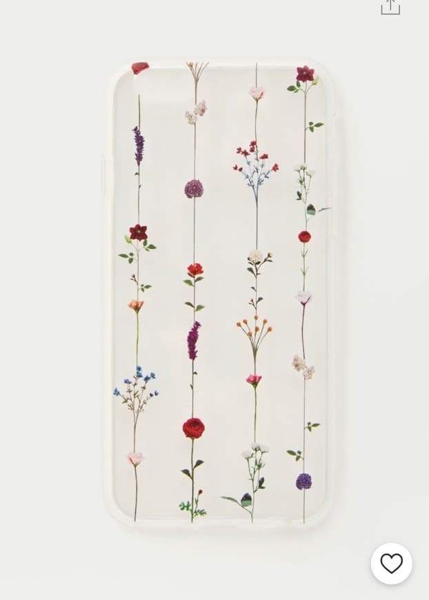 Product Carcasa smartphone transparente flores