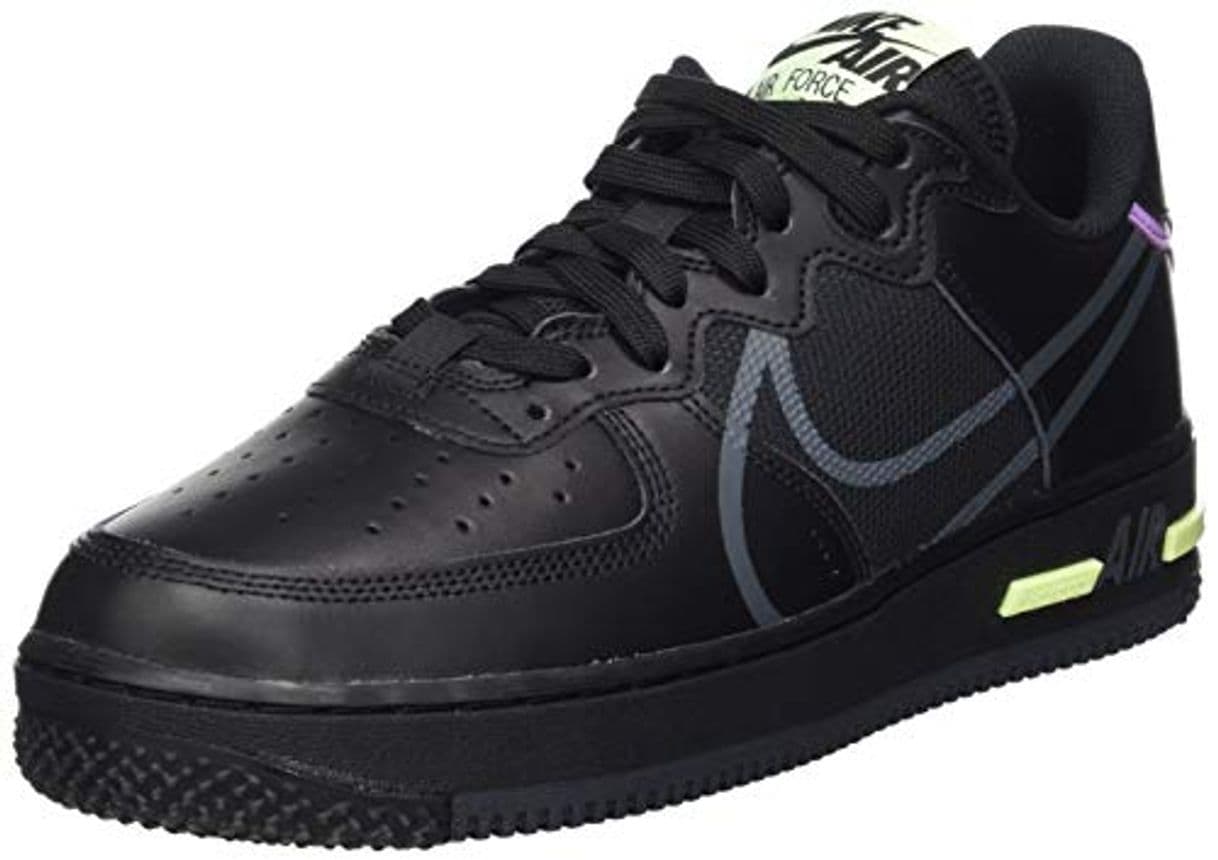 Product Nike Air Force 1 React, Zapatillas de básquetbol para Hombre, Negro