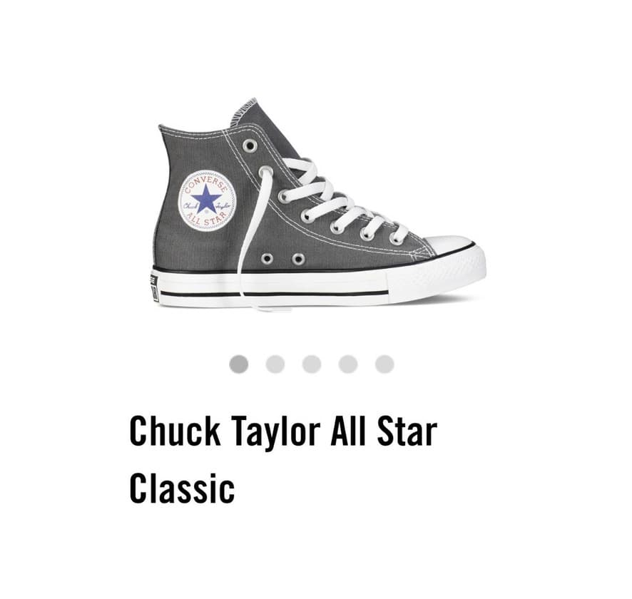 Moda Converse Chuck 70 Hi Sneaker Shoes Gray, tamaño