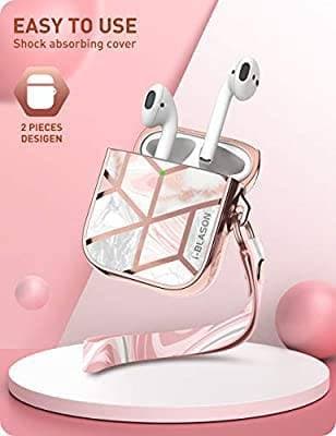 Moda i-Blason Funda para Airpods 1 & 2 [Cosmo Series] Cubierta Pr