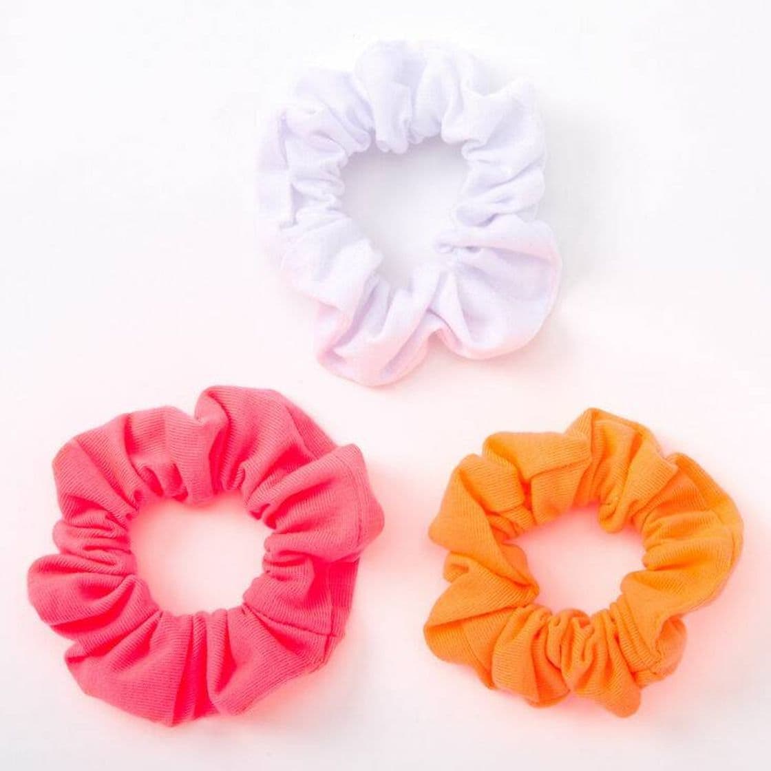 Moda Small Hot Neon Hair Scrunchies - 3 Pack

