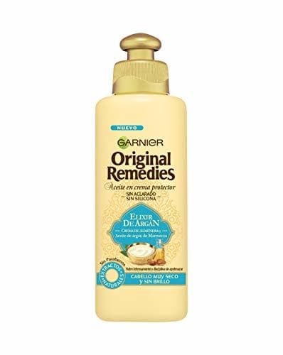 Belleza Garnier Original Remedies Elixir de Argán Aceite en crema protector sin aclarado