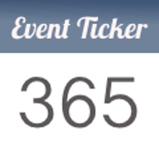 App Ticker de eventos - Cuenta atrás para días especi