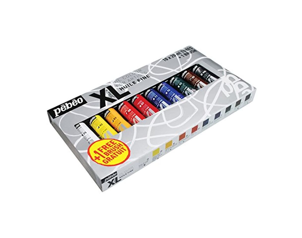 Product Pebeo Studio XL - Kit de pinturas al óleo con pincel