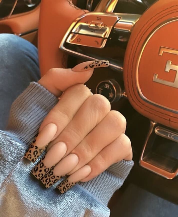 Moda Uñas leopardo