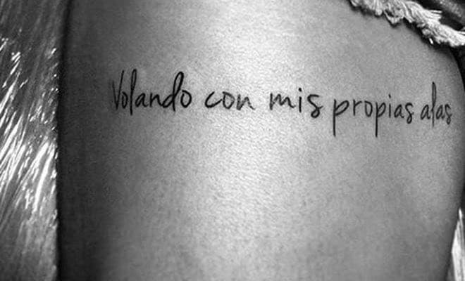 Fashion Tatuaje frase