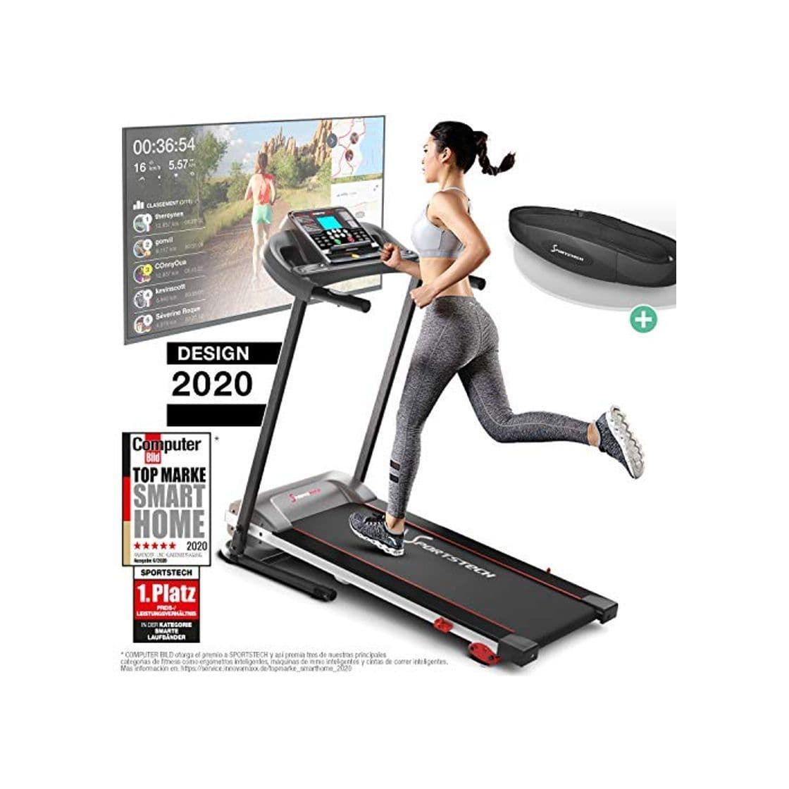 Producto Sportstech F10 Cinta de Correr Modelo 2020 - Marca de Calidad Alemana