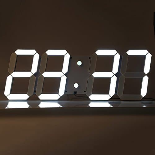 Home Harlica Z30 - Reloj de Pared Digital LED con diseño Moderno en