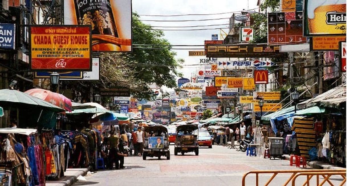 Lugar Khao san road. Bangkok