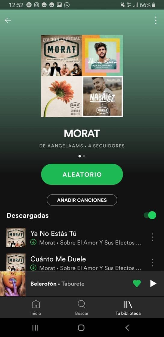 Canción Morat