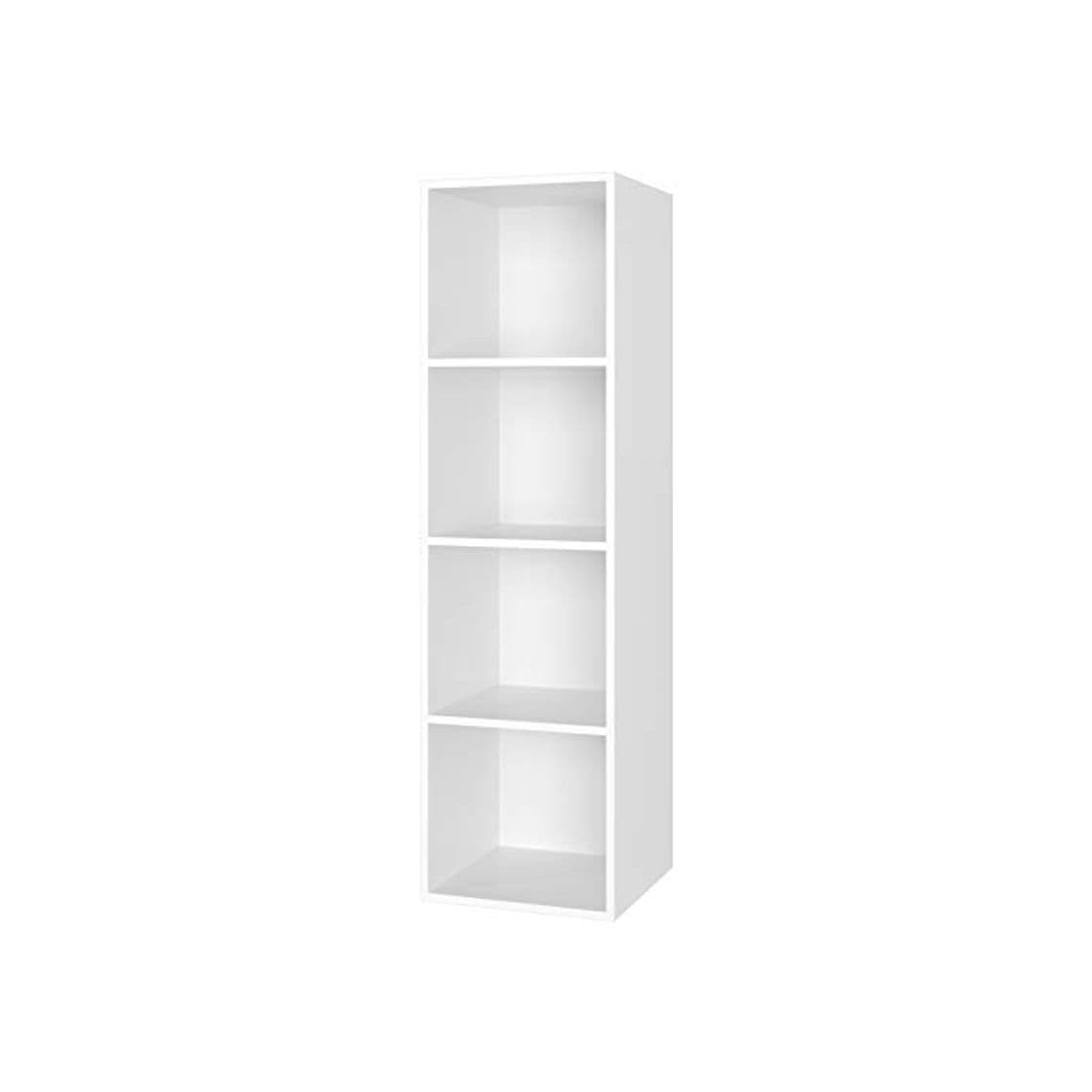 Elemento de la categoría hogar Homfa Estantería para Libros Estantería de Pared Librería con 4 Niveles para