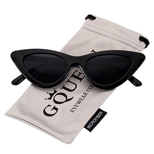 Product GQUEEN Gafas Vintage Clout Lentes de sol tipo ojo de gato Estilo