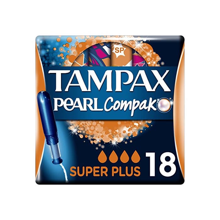 Belleza Tampax Compak Pearl Super Plus con Aplicador