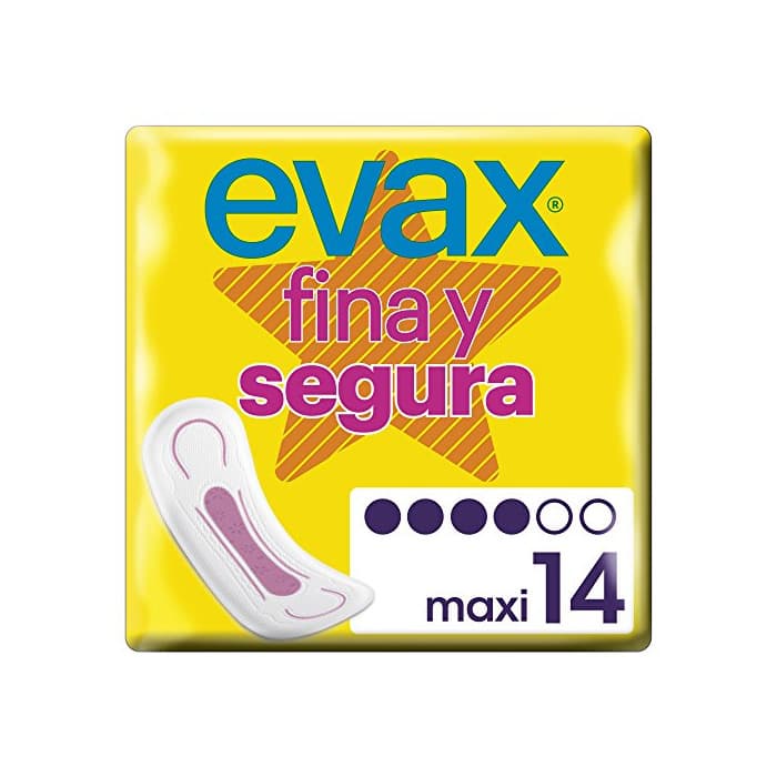 Beauty Evax Fina y Segura Maxi Compresas 14u