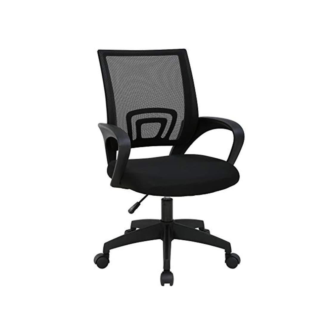 Producto T-LoVendo TY-H03-BLACK Silla de Oficina con Soporte Lumbar