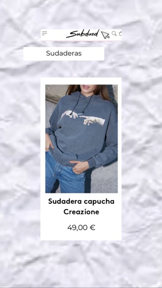 Moda SUDADERA CAPUCHA CREAZIONE