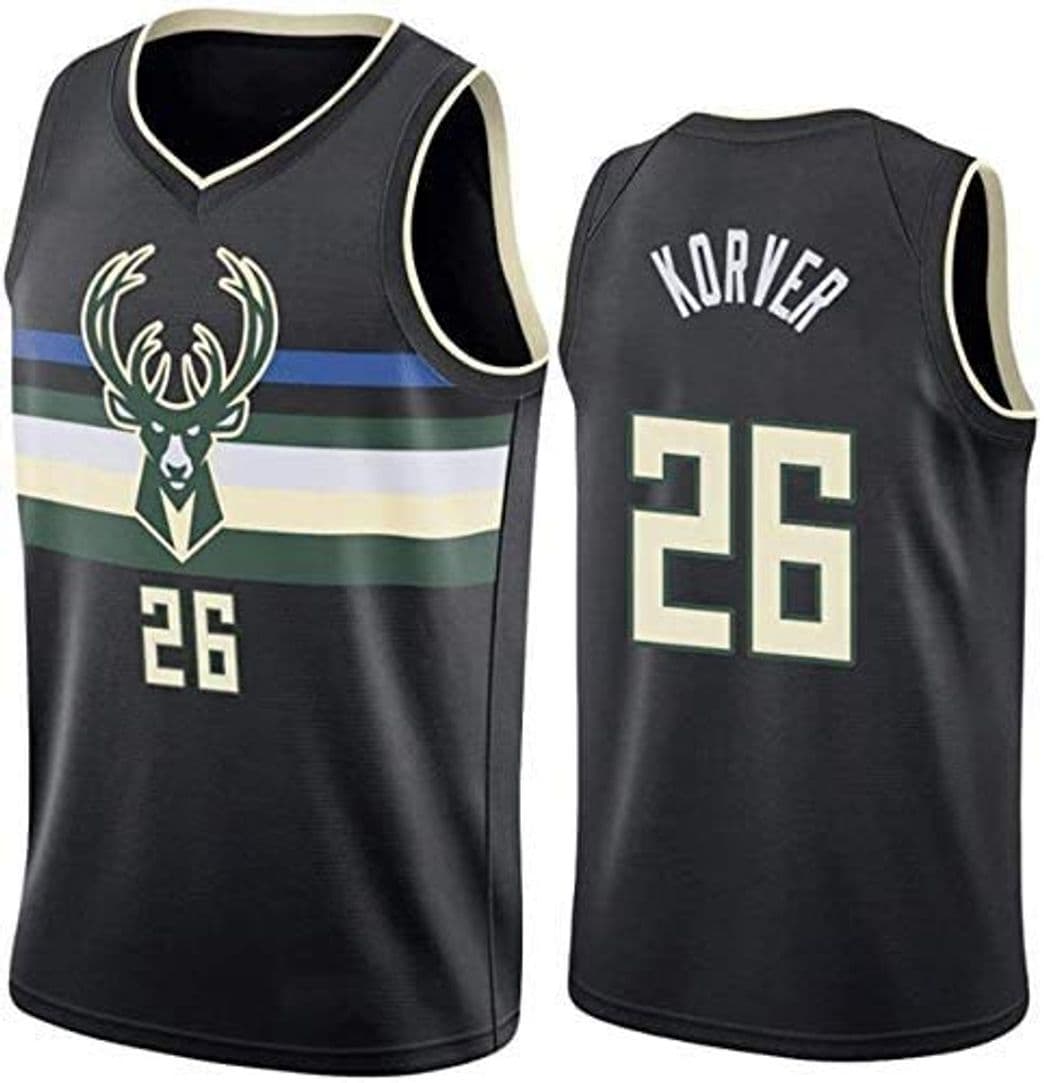 Product Kyle Korver 26# Milwaukee Bucks De La NBA De Baloncesto Jersey, Fresco