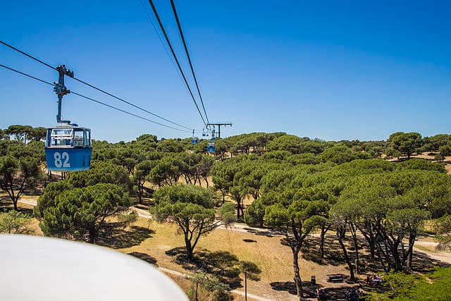 Place Teleferico Madrid en Casa de Campo.