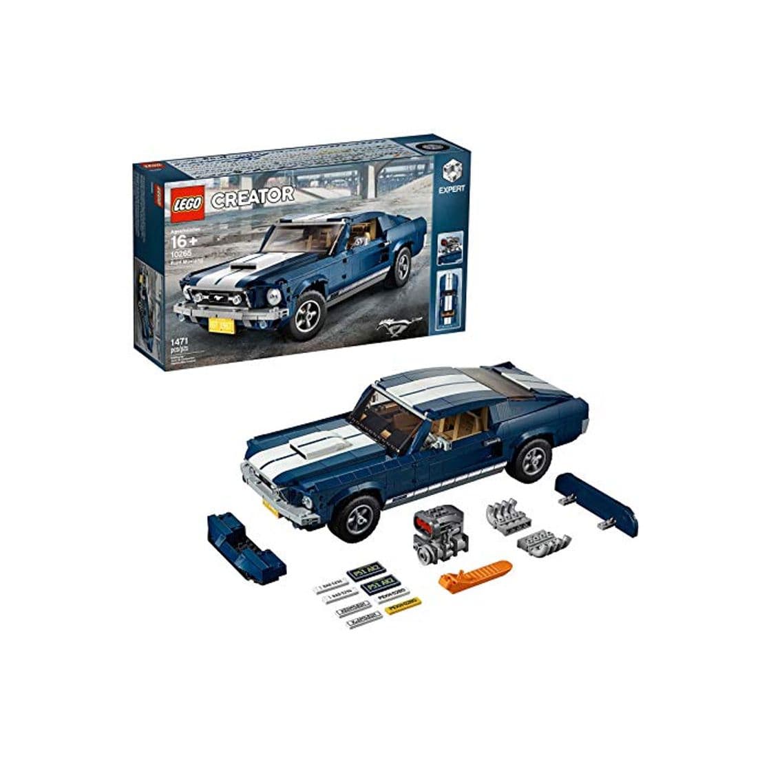 Product LEGO Creator Expert - Ford Mustang, Maqueta para Construir el Emblemático Coche