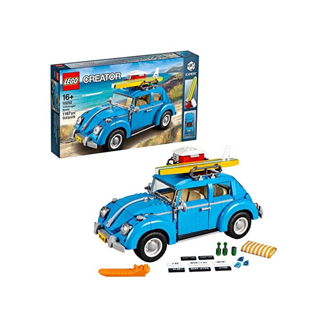 Product LEGO Creator Expert-Volkswagen Beetle, Set de Juguete construcción de Coche Escarabajo Azul