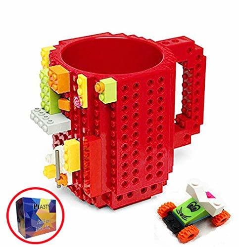 Producto Build-On Brick Mug Taza de café DIY Bloques de construcción creativos