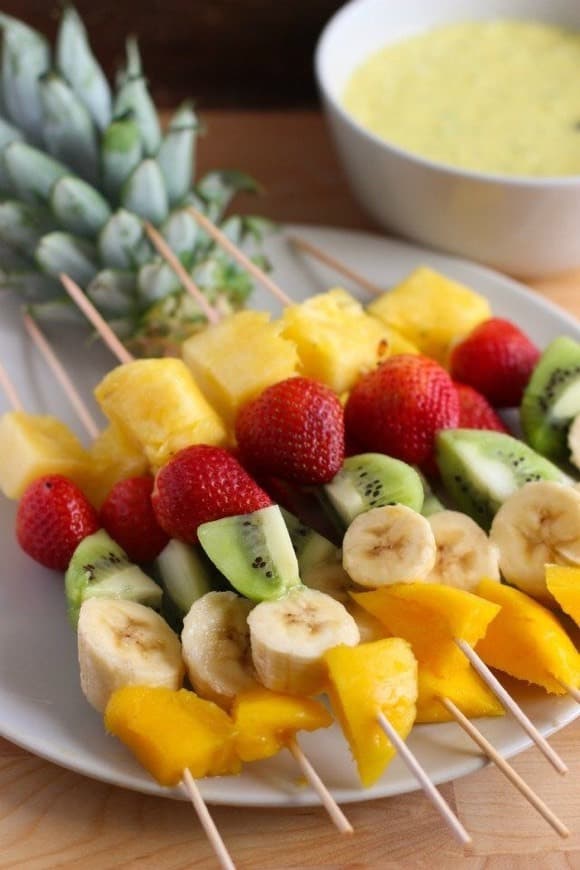 Fashion Receta de Brochetas de frutas - elgourmet