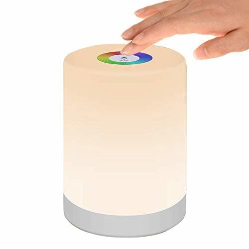 Elemento de la categoría hogar Luz de Nocturna LED, Lámpara de Mesita de Noche Inteligente, Control Tactil,