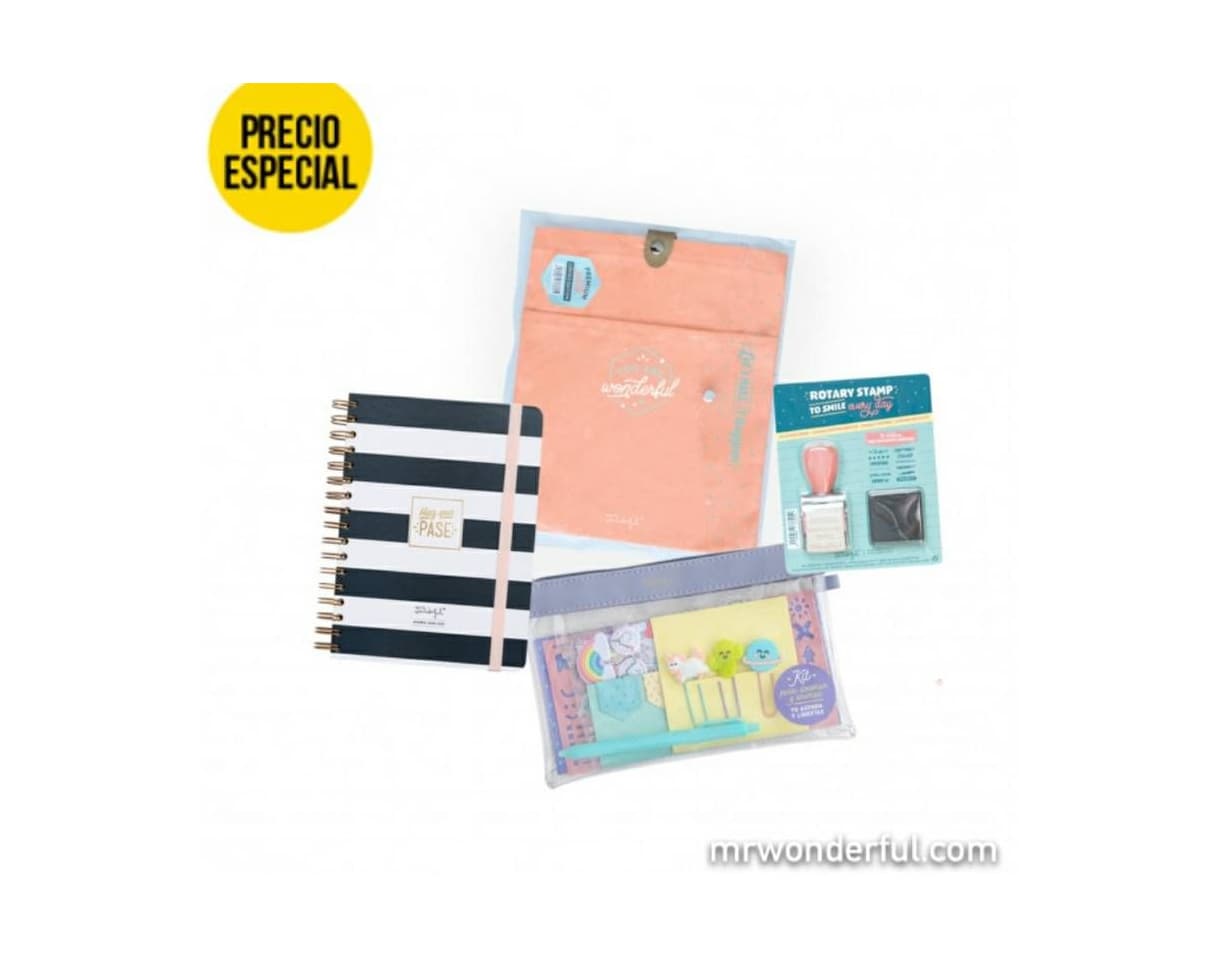 Producto Kit agenda mr wonderful