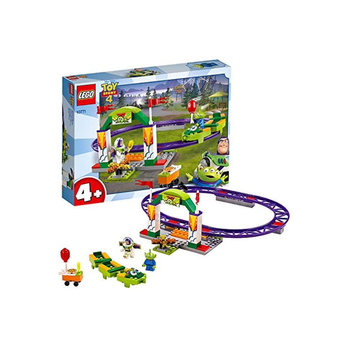 Producto LEGO 4+ Toy Story 4: Alegre Tren de la Feria, Juguete de