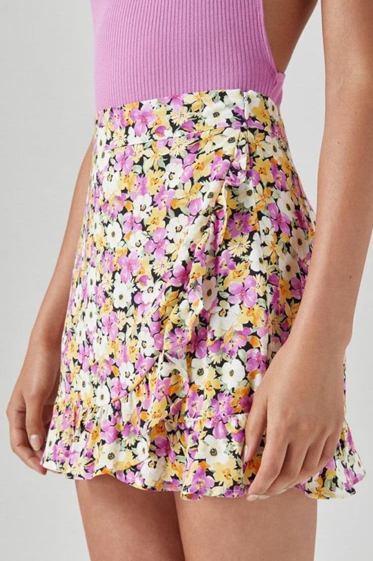 Moda Falda mini floral