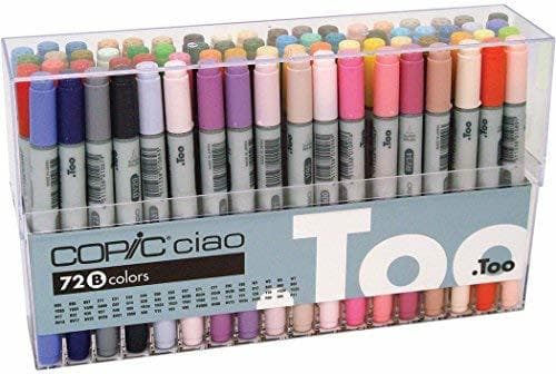 Product Copic Ciao: 72 Color Set A [Intermediate] Markers