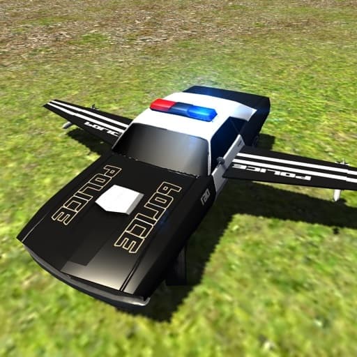 App Flying Police Car Driving Simulator Free: Criminal Craft Chase