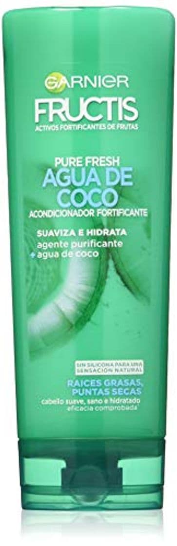 Producto Garnier Fructis Pure Fresh Agua de Coco - Acondicionador Fortificante que Suaviza