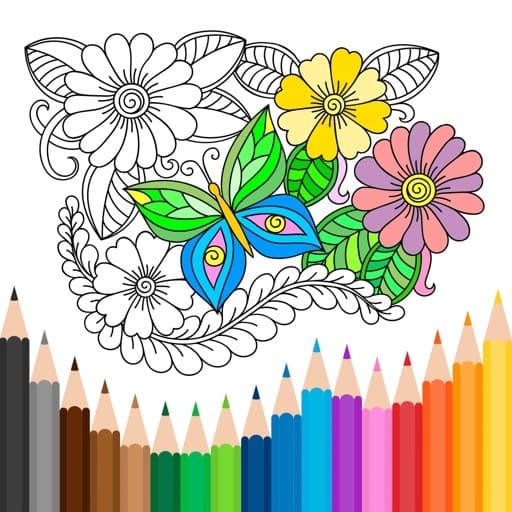 App Anti-stress Coloring Book Calm