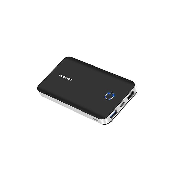 Electrónica Bateria Externa para Movil 10000mAh, Enjoybot Power Bank con Entrada Doble y