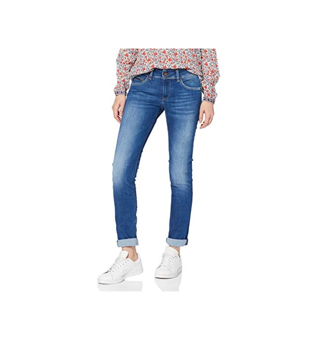 Fashion Pepe Jeans New Brooke, Vaqueros para Mujer, Azul