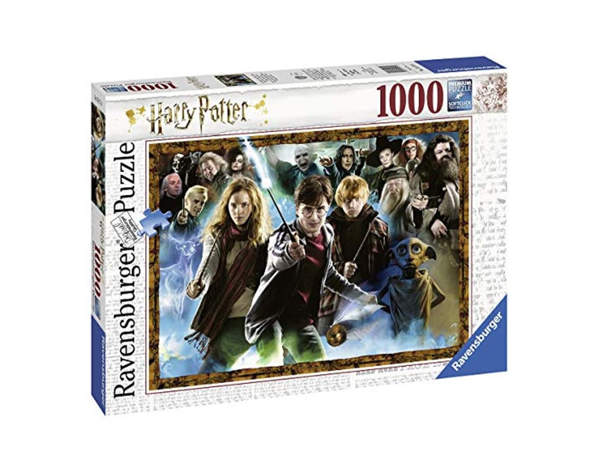 Product Ravensburger Harry Potter Fantasy Puzzle - Premium Puzzle con tecnologia Softclick, 1000