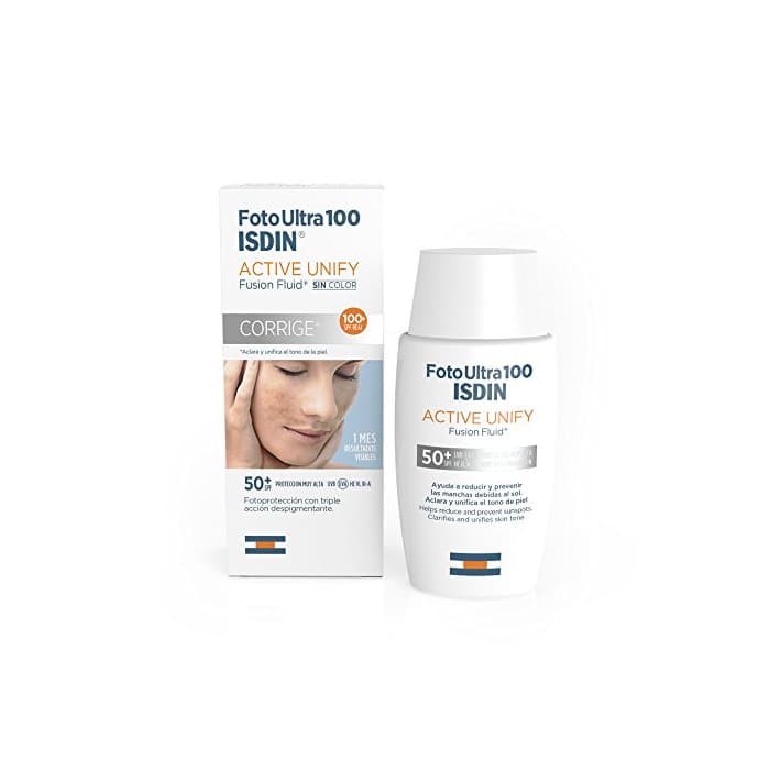 Beauty Foto Ultra 100 ISDIN Active Unify Fusion Fluid SPF 100+  50ml