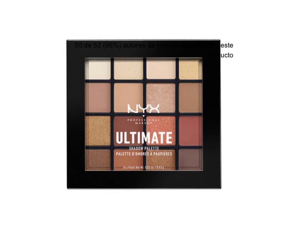 Product Paleta de sombras nyx