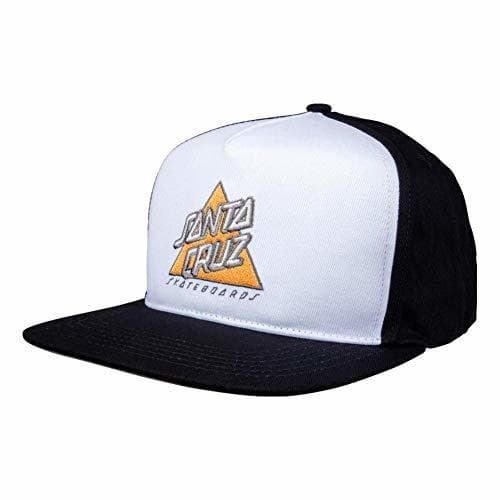 Producto Santa Cruz Not A Dot Snapback Gorra – Blanco/Negro