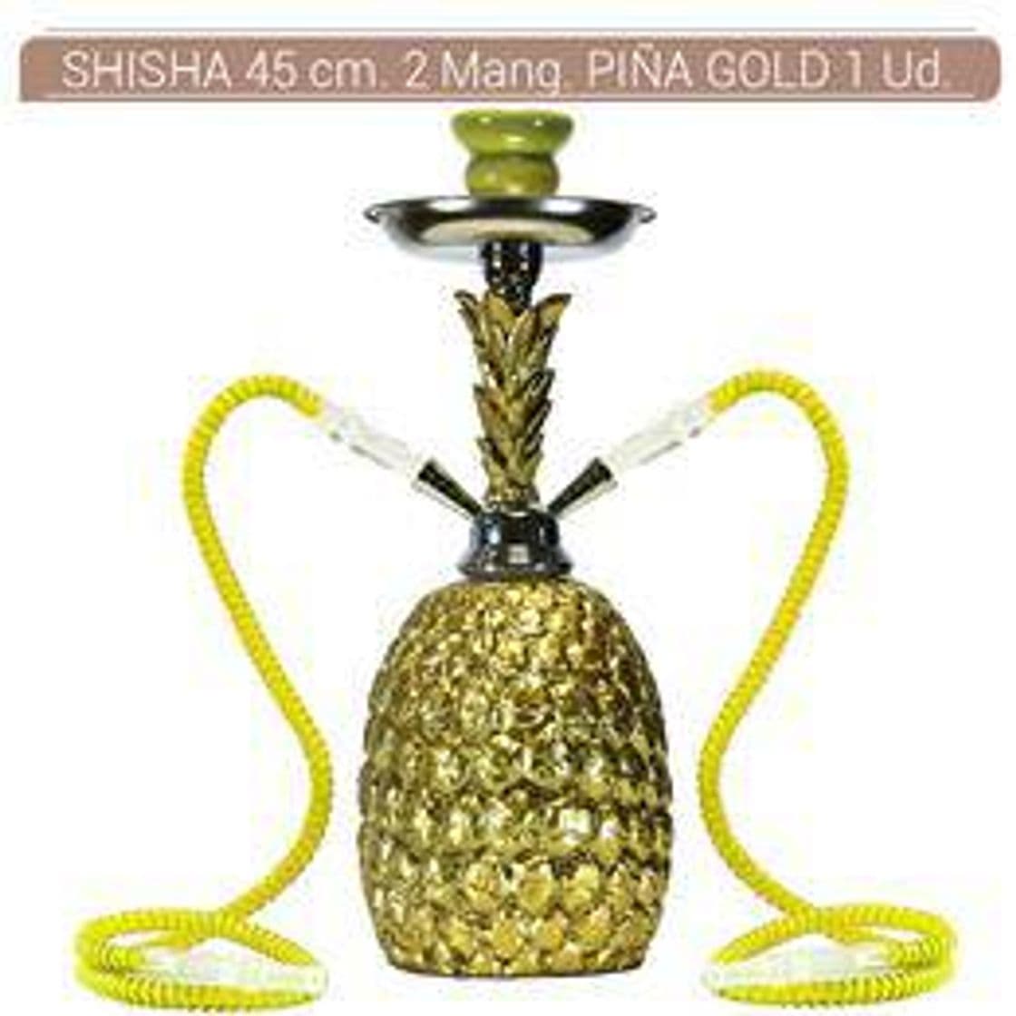 Product Shisha Piña Dorada 45 cm 