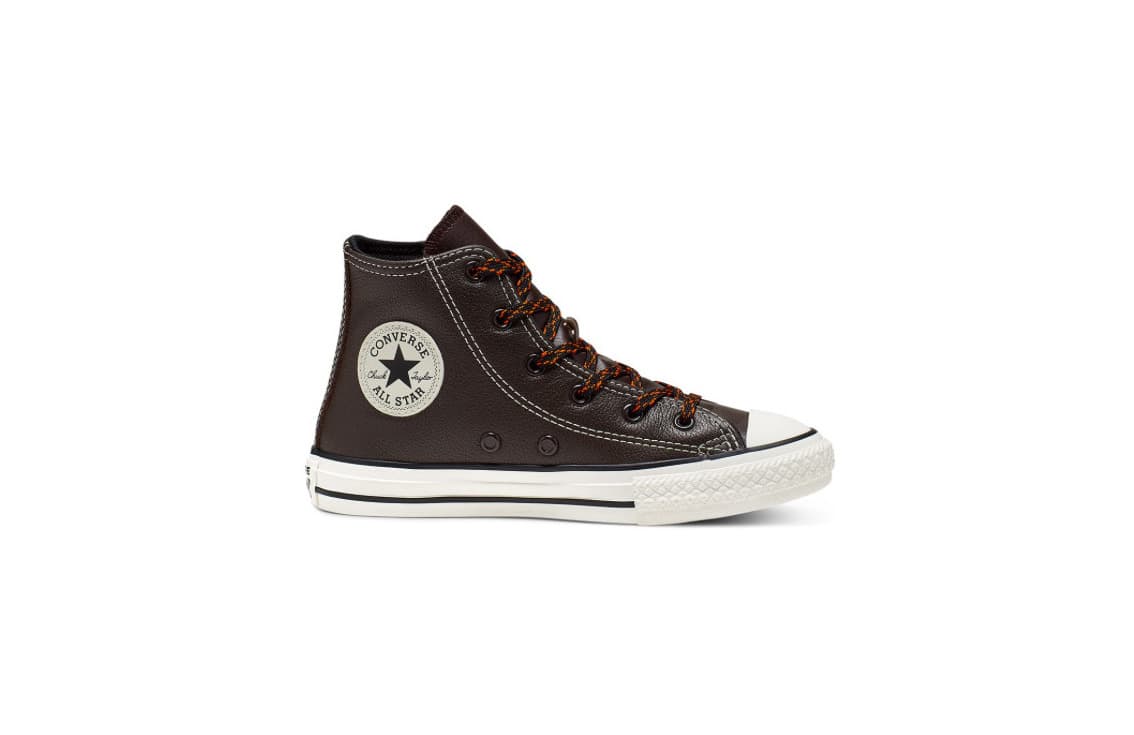 Product Tumbled Leather Chuck Taylor All Star High Top para niño/a ...